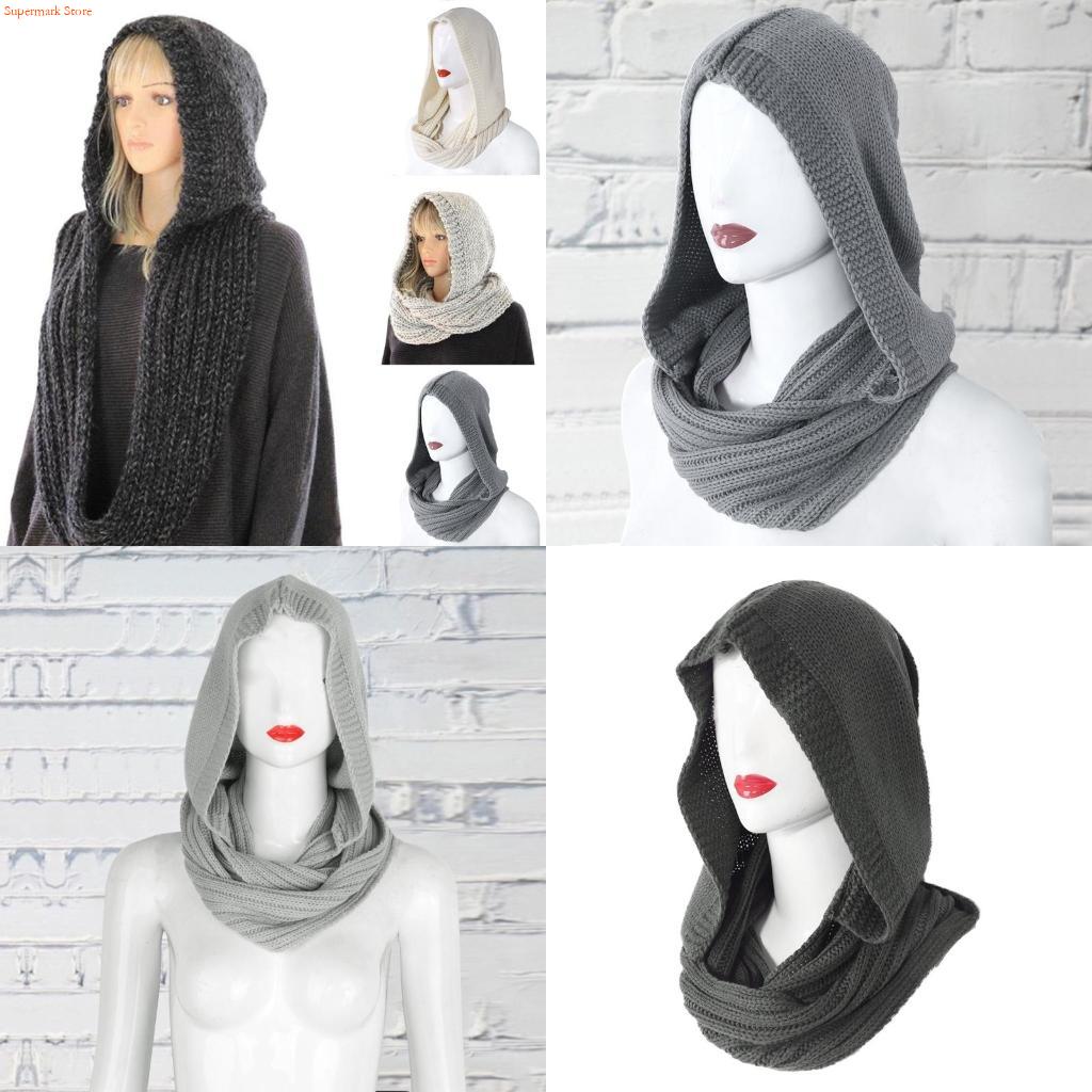 Infinity Scarf Knit - Q5WE Winter Women Thick Cable Knit