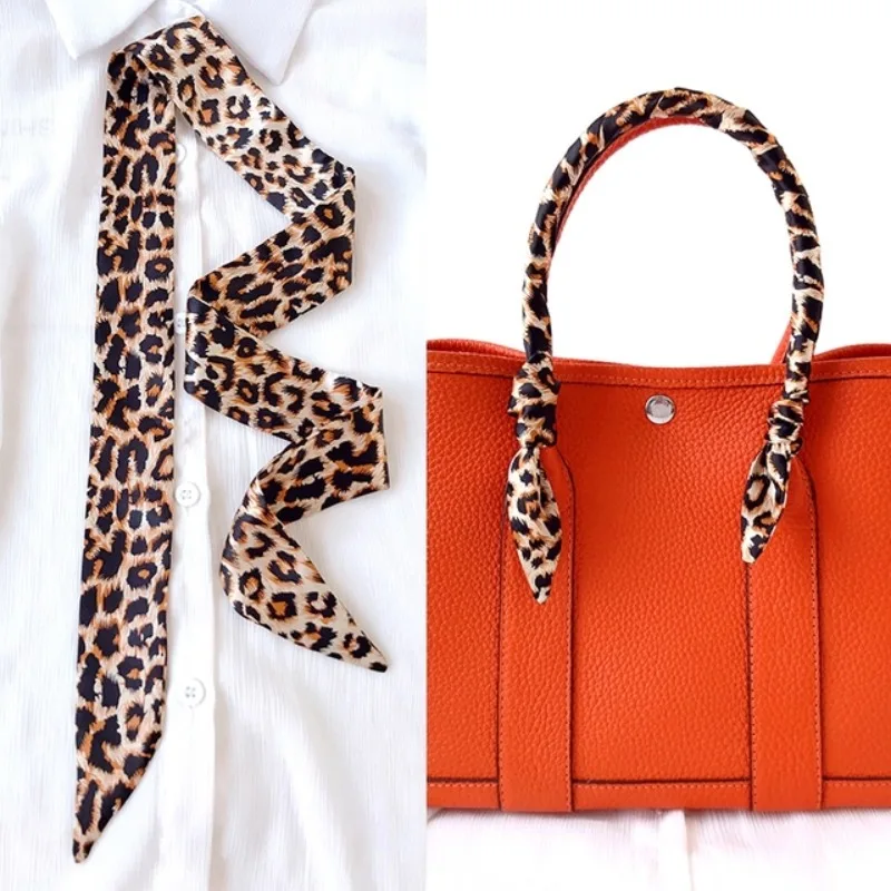 Skinny Long Hair Strip Women S - огляд і ціна Silk Neck Scarf