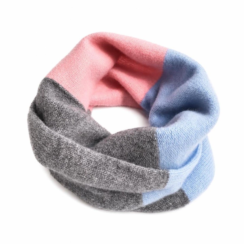 Soft Splicing Color Infinity S - огляд і ціна Infinity Scarf Knit