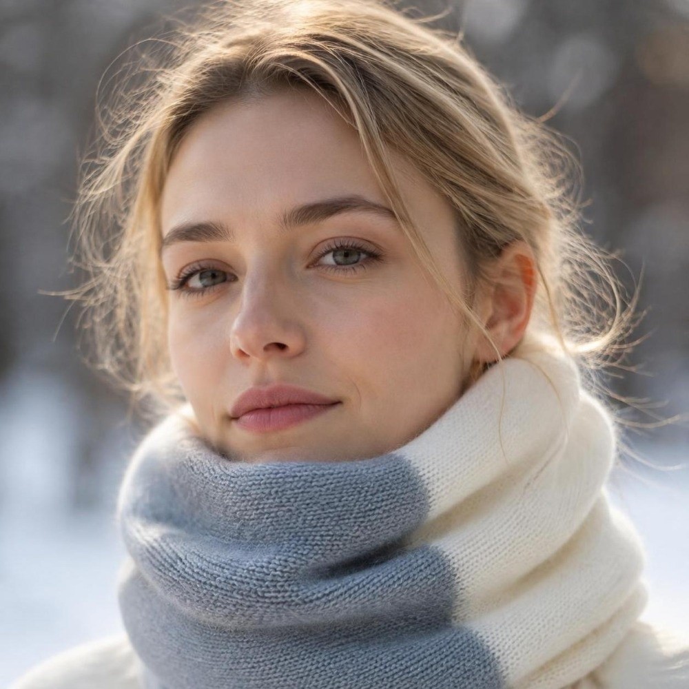 Soft Splicing Color Infinity S - огляд і ціна Infinity Scarf Knit
